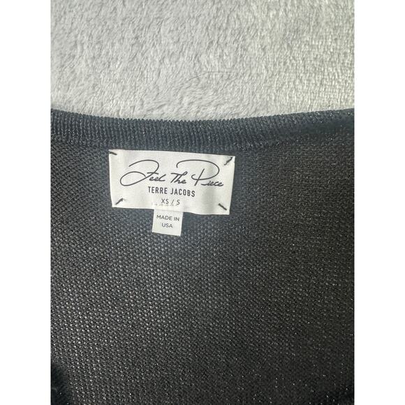 Feel The Piece by Terre Jacobs Black Tank Top • XS/S • Sleek & Versatile - Picture 4 of 6